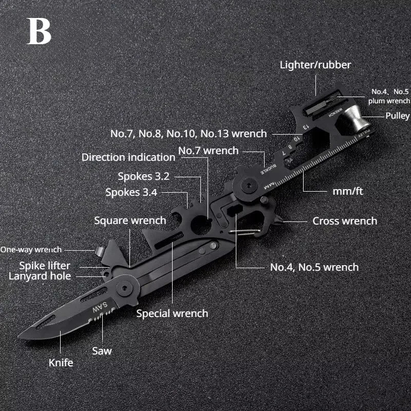 18-in-1 Emergency Survival Multi-Tool