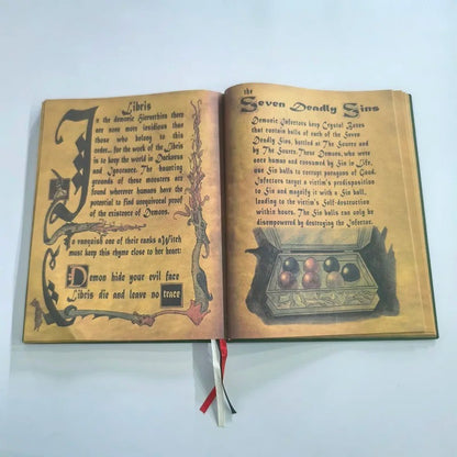 Antique Book of Shadows Witchcraft Spell Journal