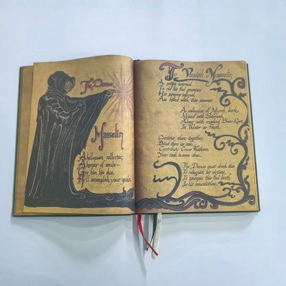 Antique Book of Shadows Witchcraft Spell Journal